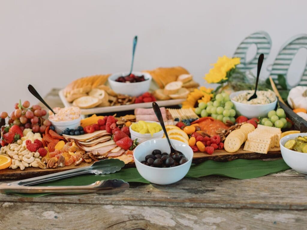 Charcuterie spread